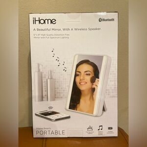 New! iHome Bluetooth Mirror with Speaker